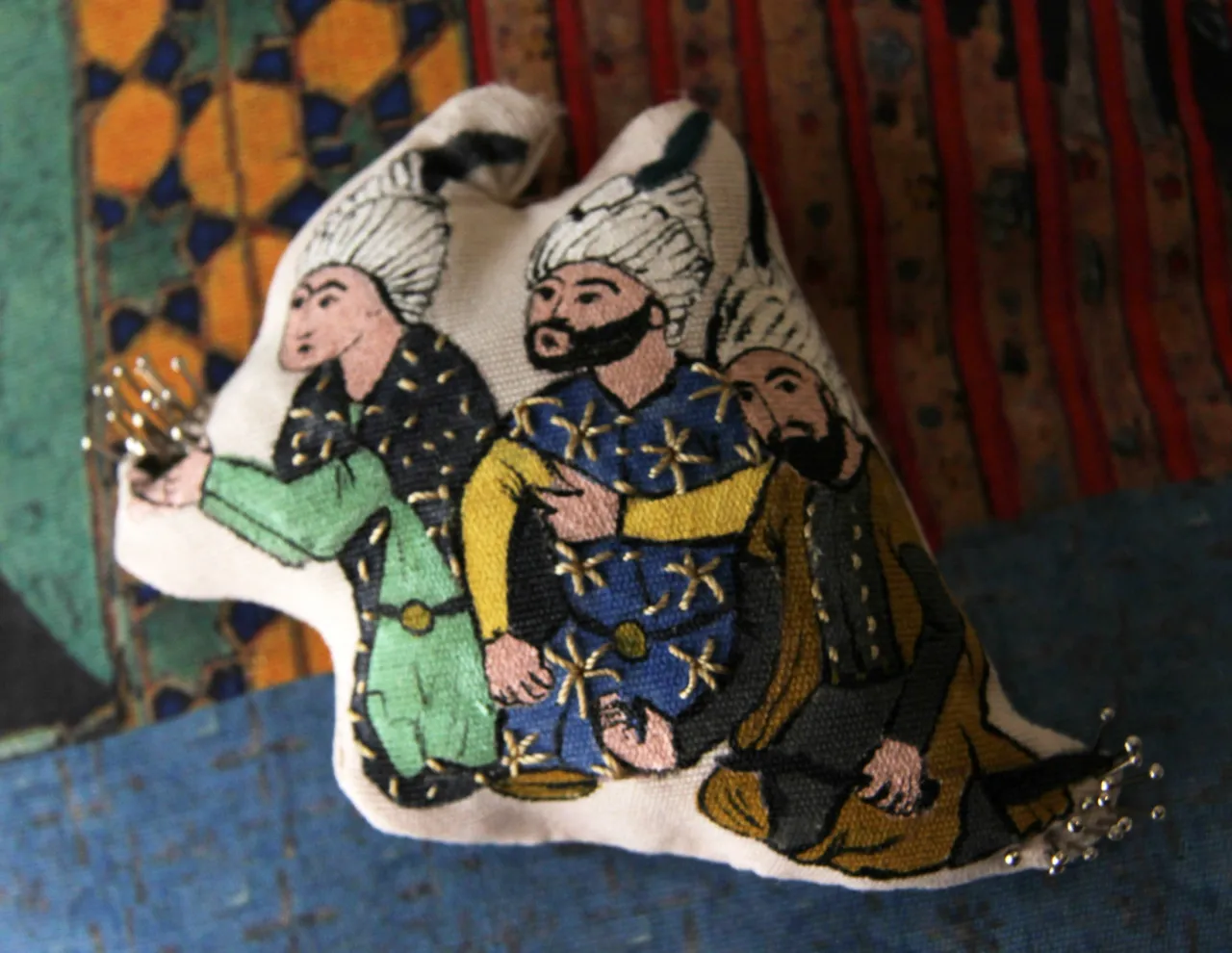 Useless Pillow - Siavash - "Useless Pillow" series - Mixed media on fabric - 70x90x35 cm - 2022